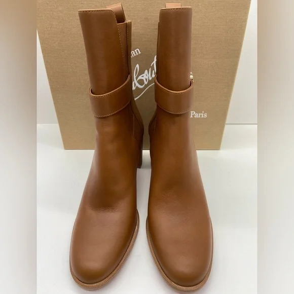 Christian Louboutin Leather 70 Chelsea Booties